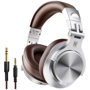 ONEODIO Fusion A70 DJ Over Ear Headset Bluetooth Stereo Silber 