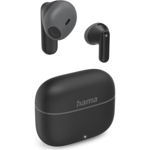 HAMA Bluetooth-Kopfhörer Freedom Light II, TWS, Earbuds, Sprachsteuerung, SW 