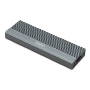 DIGITUS Gehäuse USB 3.1 Gen2 SSD M2 NVMe + SATAIII Alu 