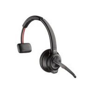 HP Poly Savi 8210-M - Savi 8200 series - Headset - On-Ear - DECT / Bluetooth - kabellos - Schwarz - 