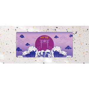 HYTE "Eternity" Desk Pad (lila/mehrfarbig) 