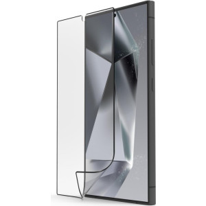 HAMA 00228524 Handy-Schutzglas Super Hybrid für Samsung Galaxy S25 Ultra inkl. Montagehilfe 