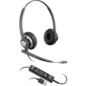 HP Poly EncorePro HW725 USB headset wired officecall center 78 g headphones black (783M6AA) 