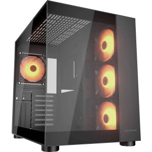 COUGAR GAMING Gehäuse Midi-Tower, FV150 ARGB, Schwarz 