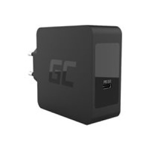 GREEN CELL Charger 60W USB-C inkl. 2m USB-C Kabel Schwarz 