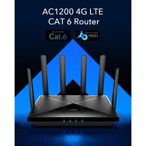 CUDY AC1200 Wi-Fi 4G LTE-Cat6 Gigabit Router 