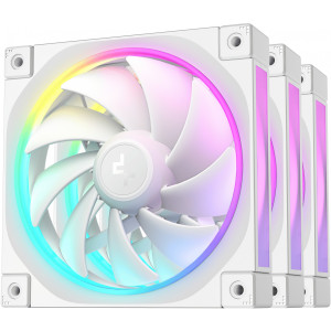  DEEPCOOL 120mm FL12 White Triple-Pack Gehäuse kühler 