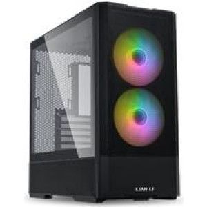 LIAN LI LANCOOL 207 PC Gehäuse, Midi-Tower, ATX, Tempered Glass - schwarz (LANCOOL 207RX) 