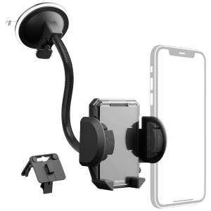 HAMA 2in1 Auto-Handyhalterung Set Multi f. Lüftung / Scheibe, 360 Grad drehbar (00201521) 