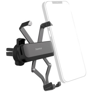 HAMA Auto-Handyhalterung Gravity Pro für Lüftung, anpassbar, universal (00201511) 