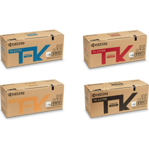 KYOCERA Original TK-5270 Toner 4er Set BK/C/M/Y (OPTK-5270) 