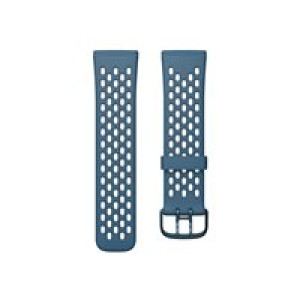 FITBIT FB174SBNVGYL, Band, Smartwatch, Blau, Grau, Fitbit, Sense, Versa 3, Aluminium, S 