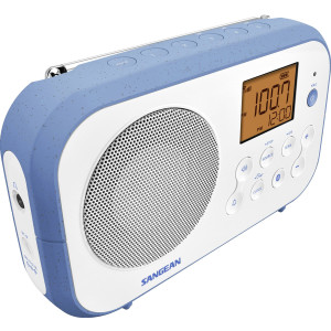 SANGEAN PR-D12 BT Tischradio MW UKW Bluetooth Weiss Blau 