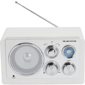 DENVER TR-63W Tischradio AM, FM AUX Weiß 
