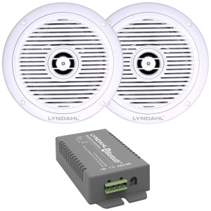 LYNDAHL LYNCS180IPS2 2-Wege Set Einbau-Lautsprecher 4? Weiß 1 