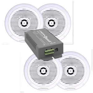 LYNDAHL LYNCS180IPS4 2-Wege Set Einbau-Lautsprecher 4? Weiß 1 
