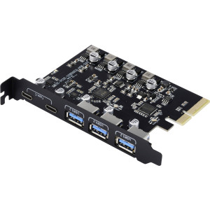 CONRAD RF-6613196 3+2 Port USB 3.2 Gen 2 Controllerkarte USB-C® (USB 3.2 Gen 2) 