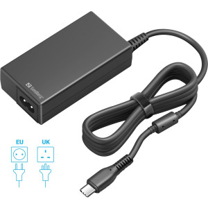SANDBERG USB-C AC Charger PD65W - Netzteil - 65 Watt - 3.25 A (24 pin USB-C) 
