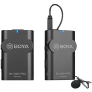 BOYA BY-WM4 PRO K1, Lavalier-Mikrofon, 3,5 mm, 60 m, Bodypack-Empfänger, 35 