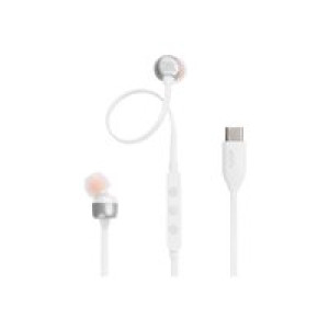 JBL Tune 310C,  In-Ear Wired USB-C Headphone with High Resolution, White 