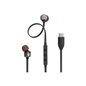 JBL Tune 310C,  In-Ear Wired USB-C Headphone with High Resolution, Black 