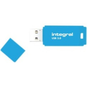  INTEGRAL MEMORY USB FLASH DRIVE NEON USB 3.0 BLUE 32GB  