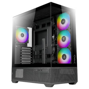 AZZA Tiara - Midi Tower - PC - Schwarz - ATX - ITX - micro ATX - Stahl 