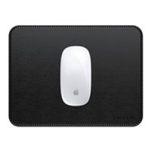 SATECHI Vegan-Leather Premium Mouse Pad Black 