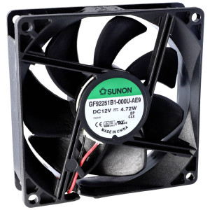  SUNON GF92251B2-000U-AE9 Axiallüfter 12 V/DC 118.9 m³/h (L x B x H) 25 x 92 x 92 mm Zubehör 
