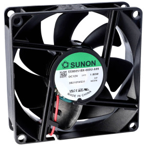  SUNON MF80251V1-1000U-G99 Axiallüfter 12 V/DC 69.64 m³/h (L x B x H) 20 x 80 x 80 mm Zubehör 