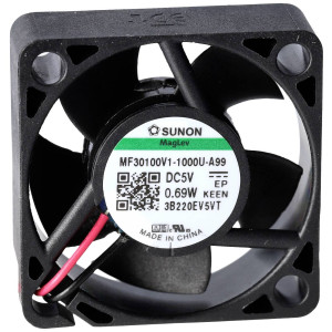  SUNON MF30100V1-1000U-A99 Axiallüfter 5 V/DC 9.34 m³/h (L x B x H) 10 x 30 x 30 mm Zubehör 