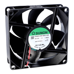  SUNON EF80251B2-1000U-A99 Axiallüfter 12 V/DC 62.84 m³/h (L x B x H) 25 x 80 x 80 mm Zubehör 