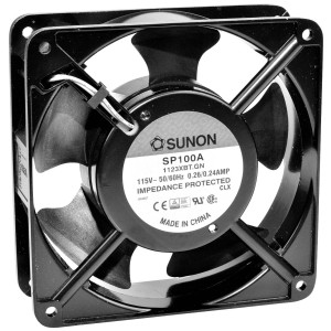  SUNON SP101A-1123HST.GN Axiallüfter 115 V/AC 144.38 m³/h (L x B x H) 38 x 120 x 120 mm Zubehör 