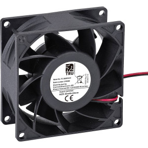  TRU COMPONENTS TC-DA8038-B1 Axiallüfter 24 V/DC 110 m³/h (L x B x H) 80 x 80 x 38 mm Zubehör 