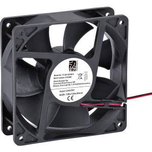  TRU COMPONENTS TC-DA12038-12 Axiallüfter 24 V/DC 220.8 m³/h (L x B x H) 120 x 120 x 38 mm Zubehör 