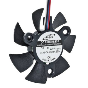  ADDA AD0405MB-G7B(Y43NS) Axiallüfter 5 V/DC 8.5 m³/h (L x B x H) 40 x 40 x 10 mm Zubehör 