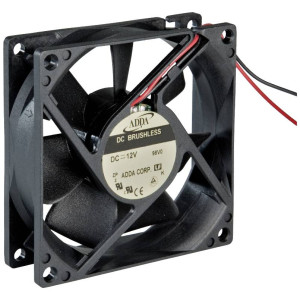  ADDA AD08012HB257104 Axiallüfter 12 V/DC 37.2 m³/h (L x B x H) 80 x 80 x 25 mm Zubehör 