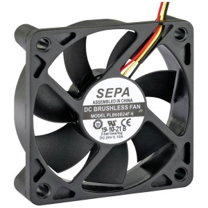  SEPA PLB60B24FSE31A Axiallüfter 24 V/DC 27.6 m³/h (L x B x H) 60 x 60 x 15 mm Zubehör 