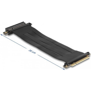 DELOCK Riser Karte PCI x8 St zu x8 Slot mit Kabel 30 cm 