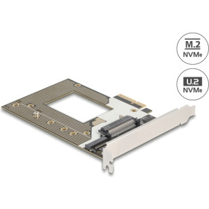 DELOCK PCI Express 4.0 x4 Karte zu 1 x NVMe M.2 Key M 110 mm 