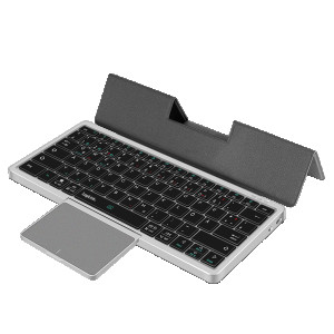  LOGILINK Wireless Multi-Device-Tastatur BT 5.1, grau Tastaturen 