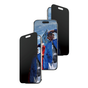 PANZERGLASS Privacy Screen Protector w. Black Frame iPhone 17 Air | Ultra-Wide Fit w. Fastfit in-a-b 
