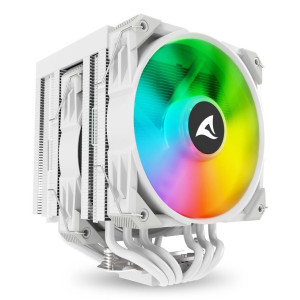 SHARKOON CPU Kühler A60 120mm weiss RGB 1200/1700/1851/AM4/5 Kühler
