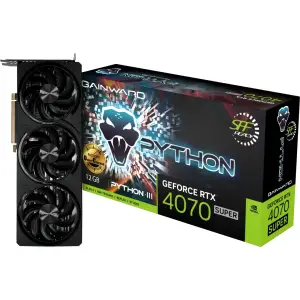 Gainward GeForce RTX 4070 SUPER Python III OC, 12GB GDDR6X, HDMI, 3x DP