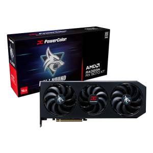 PowerColor Hellhound Radeon RX 9070 XT, 16GB GDDR6, HDMI, 3x DP