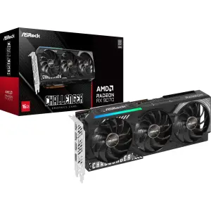 ASRock Radeon RX 9070 Challenger 16GB, 16GB GDDR6, HDMI, 3x DP