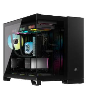 Powered by iCUE - AMD Ryzen 5 7600X - RX 9060 XT